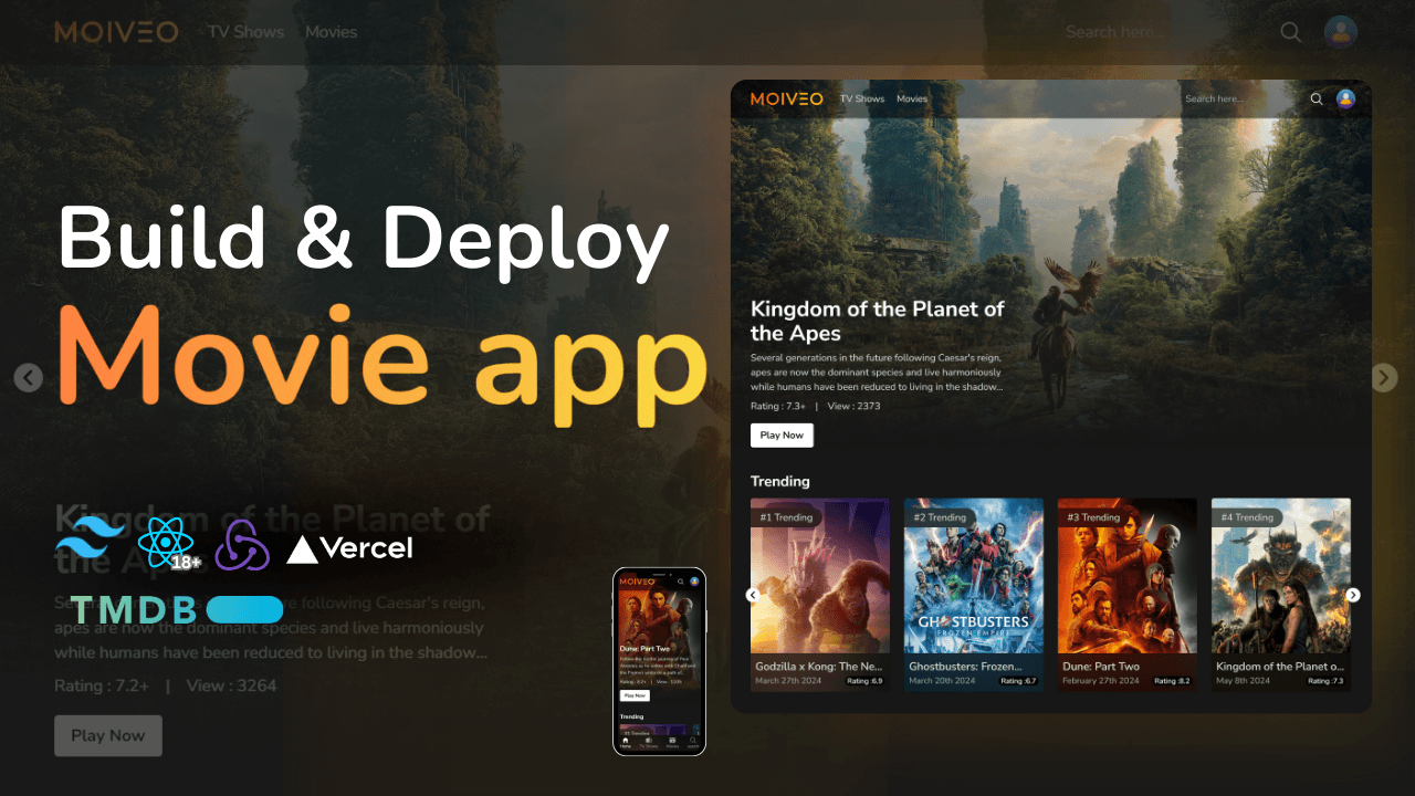 Movie web app with React, Redux & TMDB