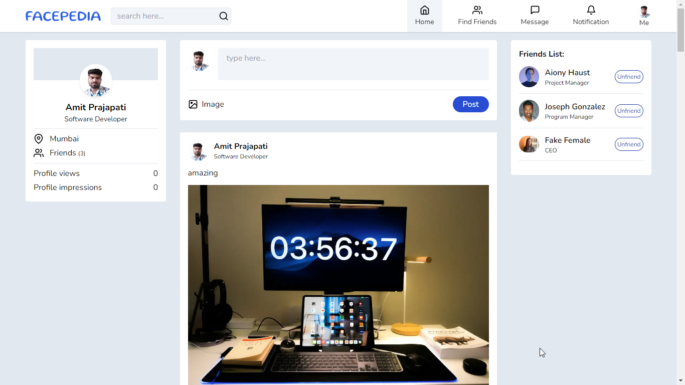 Premium Social Media Dashboard